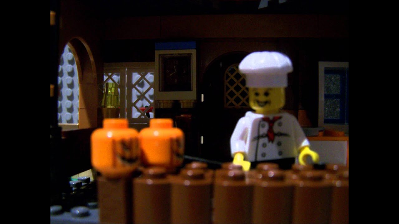 Swedish chef - making a pumpkin pie (Legostyle!)