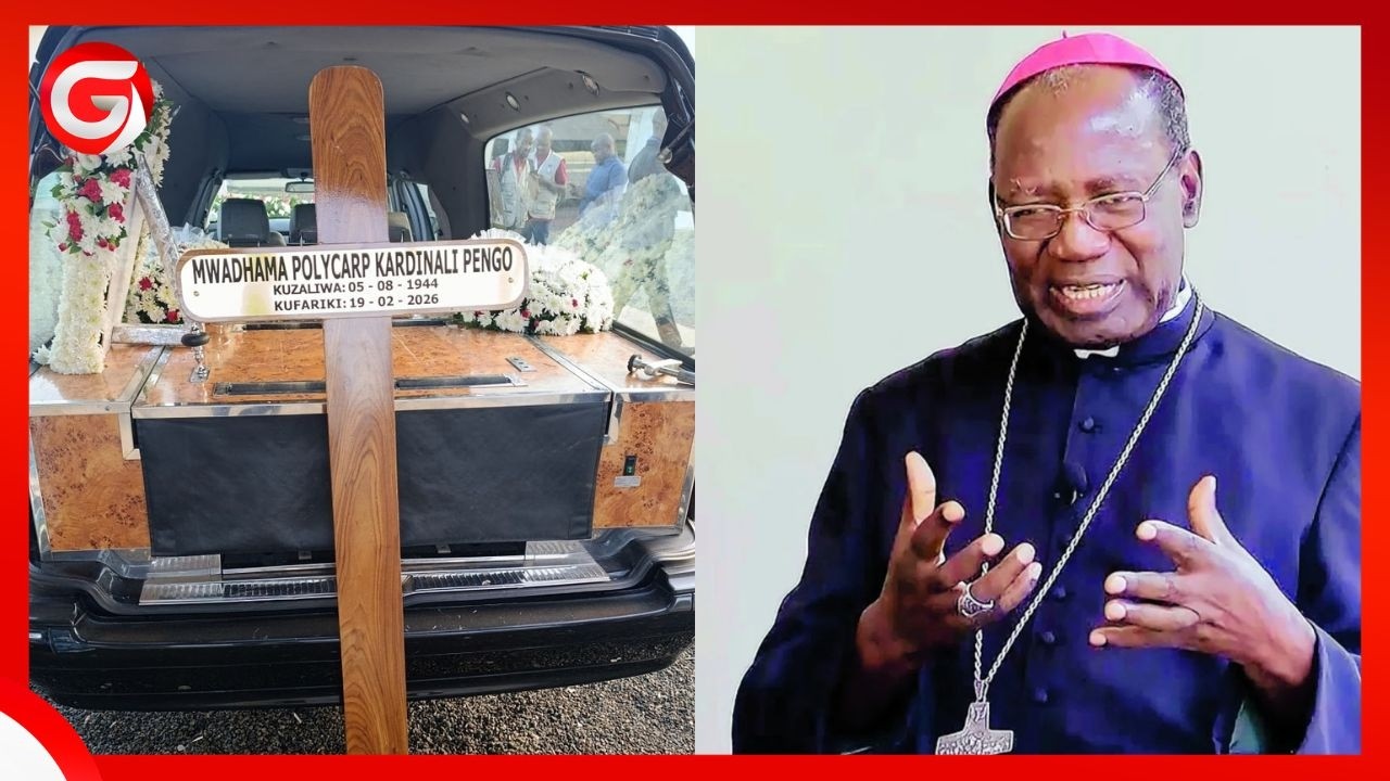 🔴#Live: KINACHOENDELEA MSIBANI KWA KARDINALI PENGO - JENEZA LAKE LAWEKWA BIBILIA JUU...