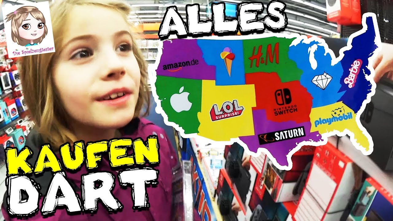DARTS AUF KARTE WERFEN UND ALLES KAUFEN 🎯 OMG! Bekommt Hannah ein iPhone? 😱 Die Spielzeugtester