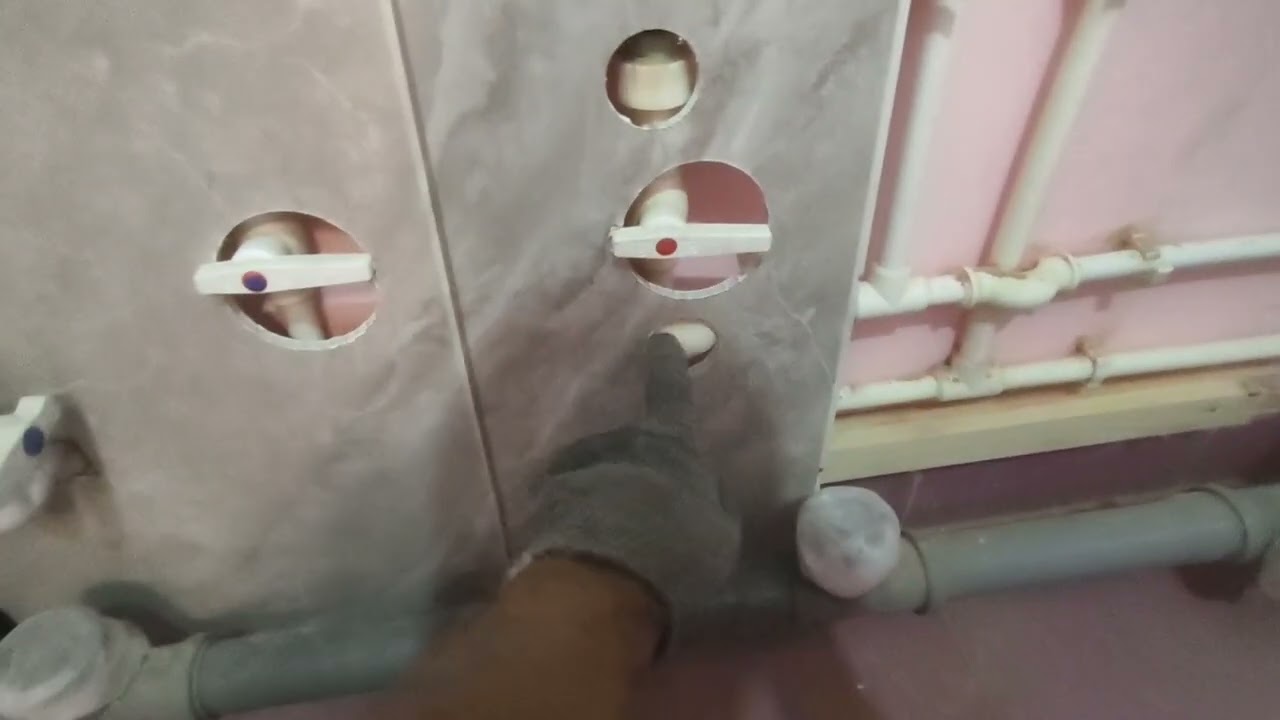 Панели ПВХ для ванной. Все этапы отделки панелями ПВХ своими руками. PVC panels for the bathroom.