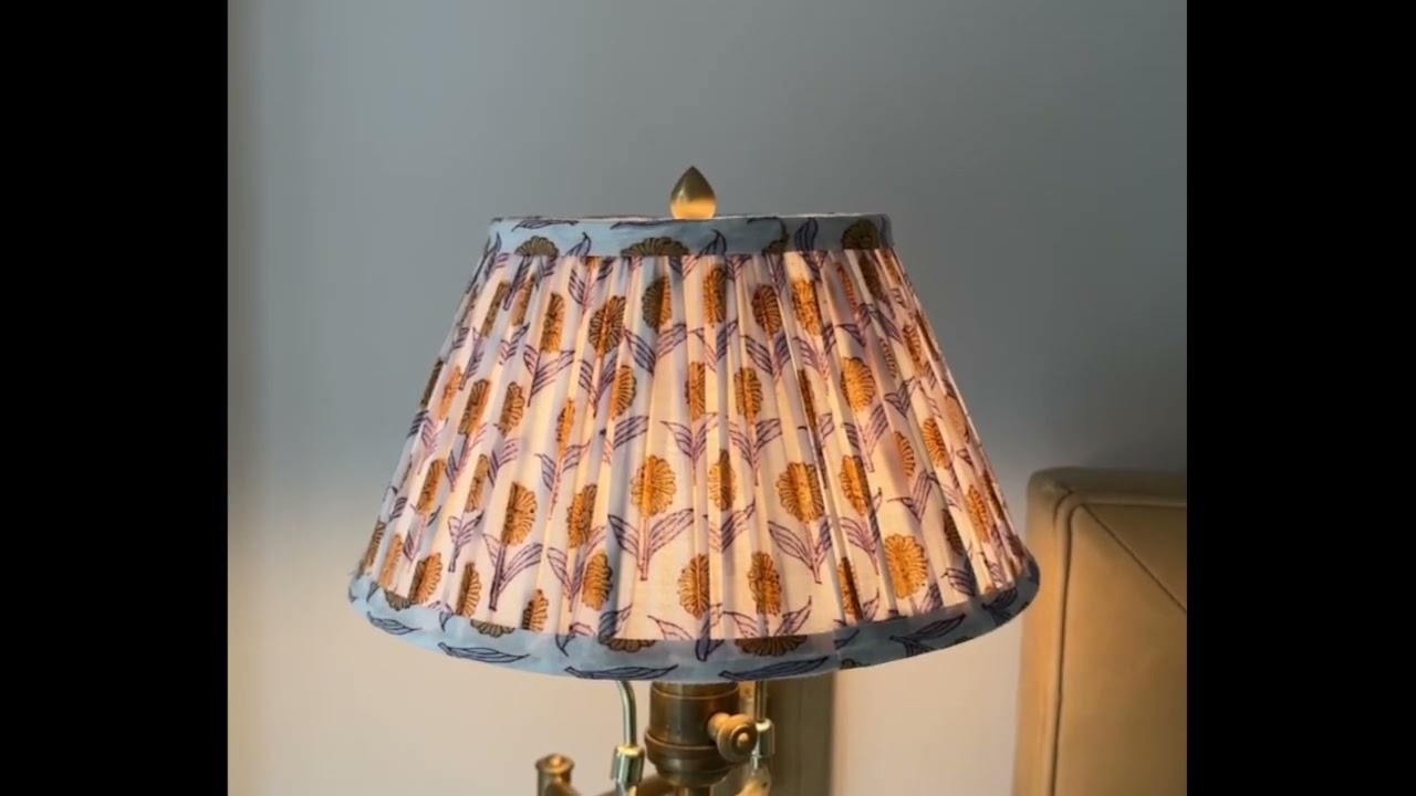 Sophie Williamson Design Pleated Lampshade