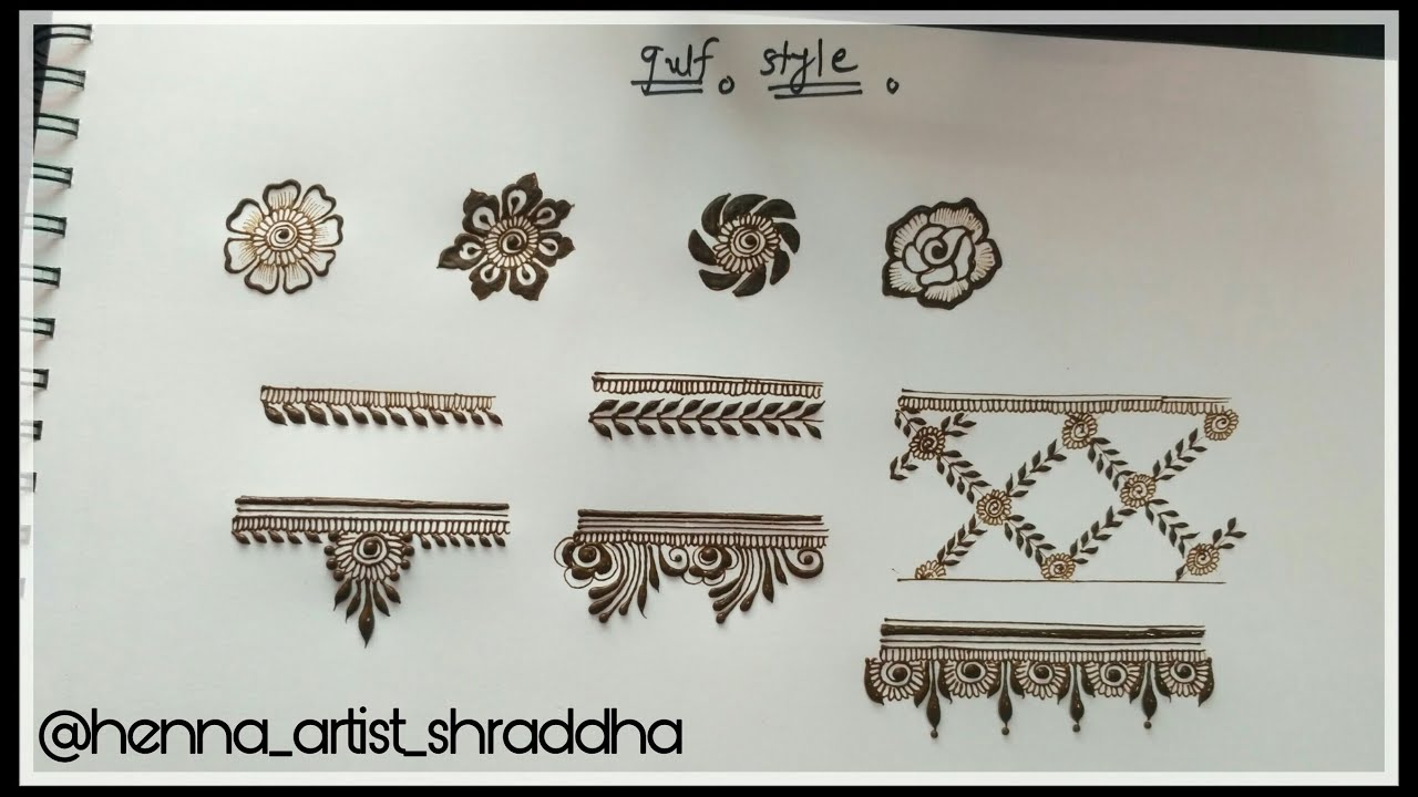Simple Elsements In Henna By Henna Artist Shraddha