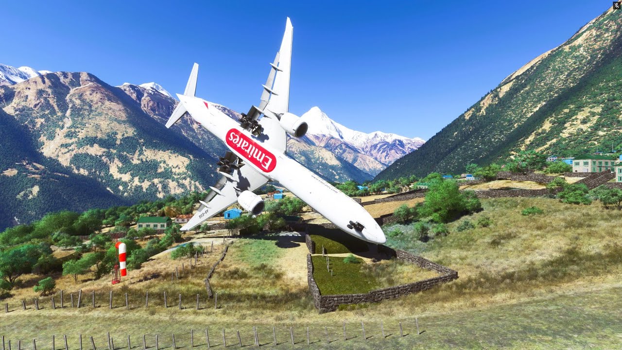 💥 Epic Boeing 777 Crash Landing &ndash; MSFS 2024 Lukla Disaster! 💥