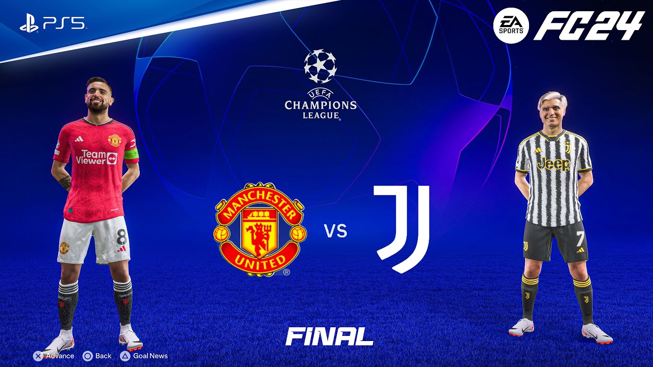 FIFA 24 - Manchester United vs Juventus | UEFA Champions League Final | PS5™ [4K60]