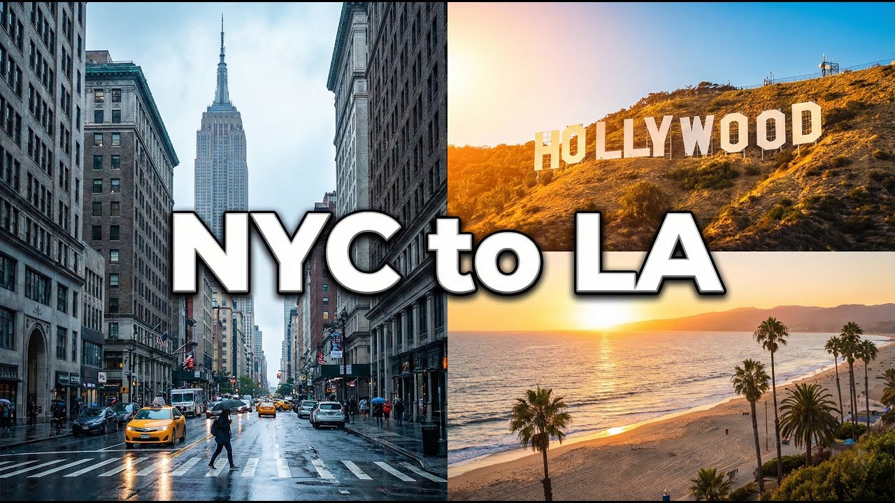 New York City to Los Angeles California : Complete Cross Country Road Trip