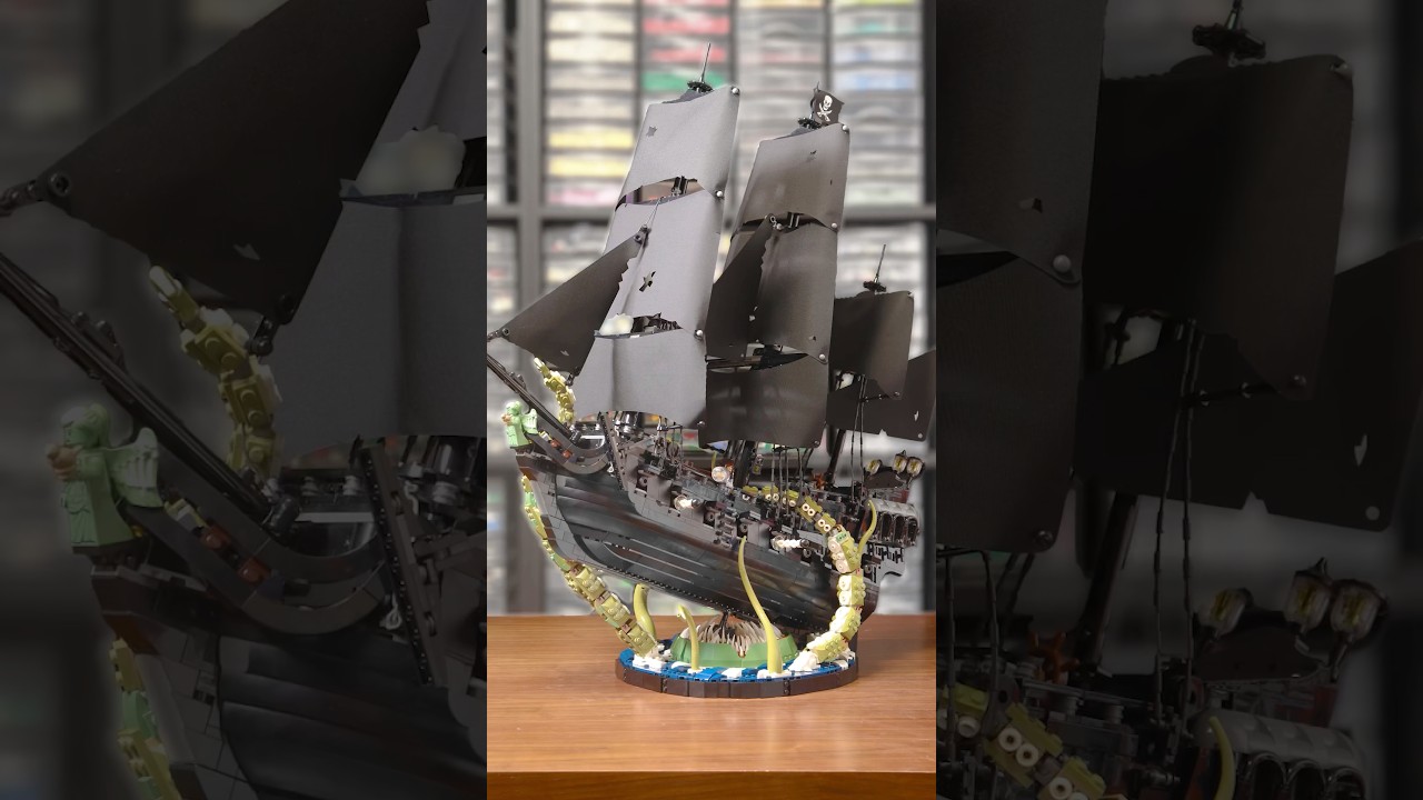 I made a LEGO KRAKEN for the new Lego Black Pearl #lego #piratesofthecaribbean #moc #creative