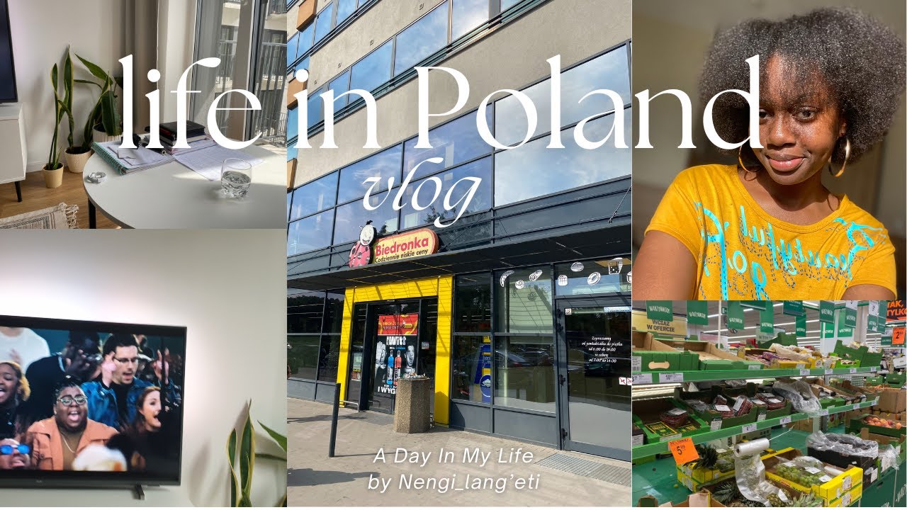 LIFE IN POLAND: Grocery shopping | Days of my life as an international student | Simple cooking