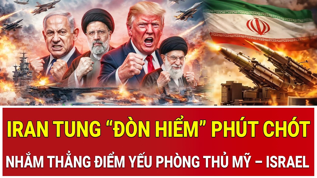 Toàn cảnh chiến sự 12/3: Iran tung “đòn hiểm” phút chót, nhắm thẳng điểm yếu phòng thủ Mỹ – Israel