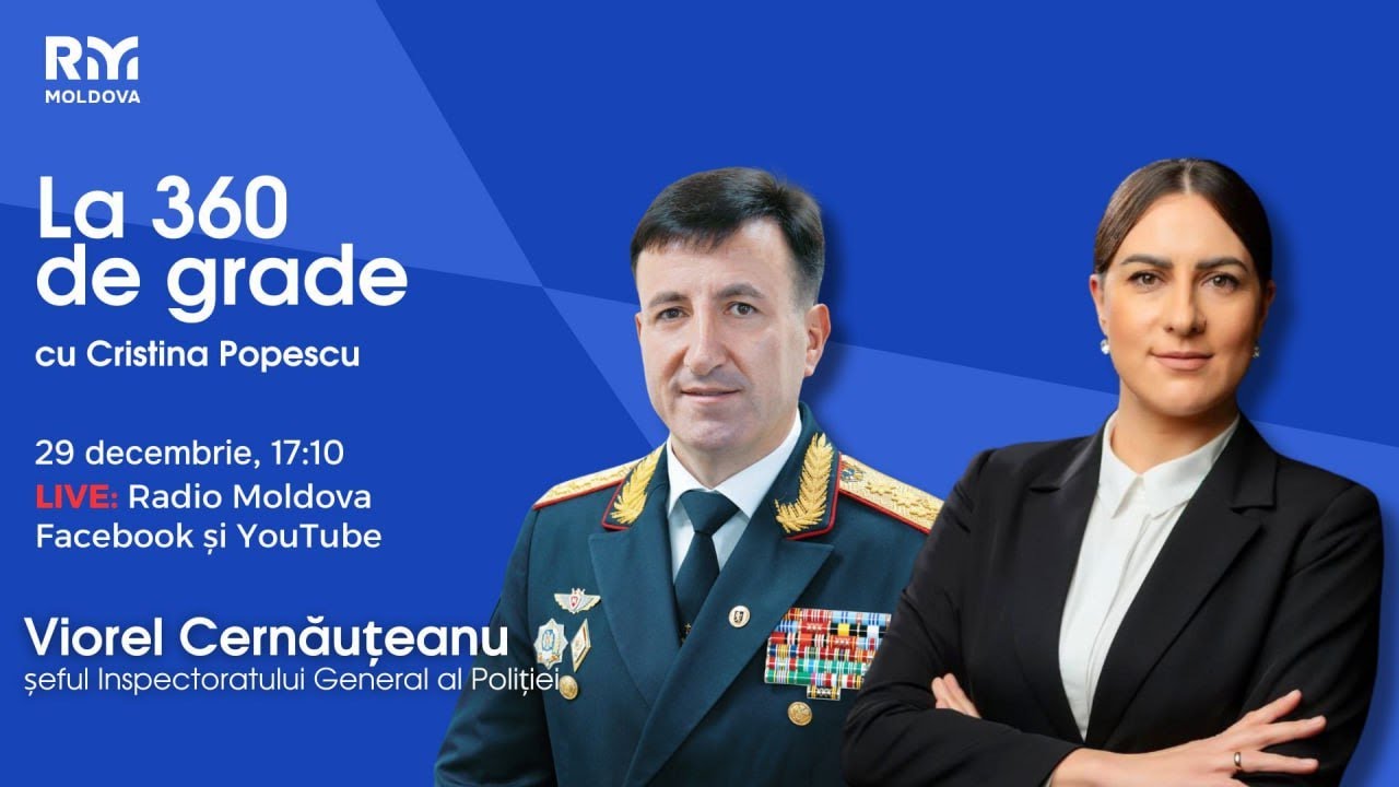 🔴 „La 360 de grade” cu Viorel Cernăuțeanu, șeful Inspectoratului General al Poliției |  29.12.2025
