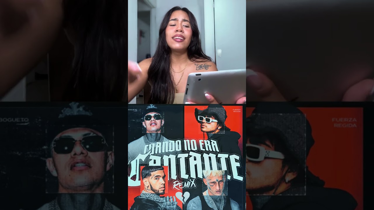 Cuando no era cantante  Remix 