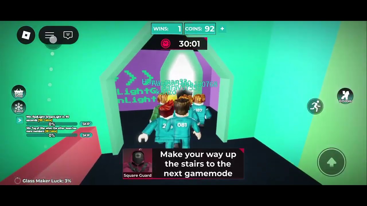 Squid game gameplay part 1
