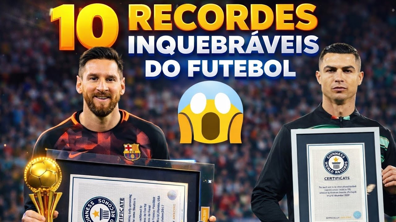10 RECORDES IMPOSSÍVEIS do Futebol que Entraram Para a História🥇