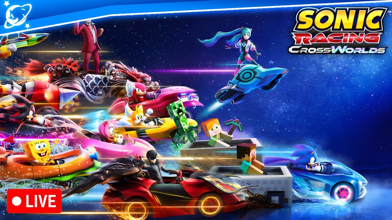 VEM JOGAR COM A GENTE! SONIC RACING CROSSWORLD COM INSCRITOS