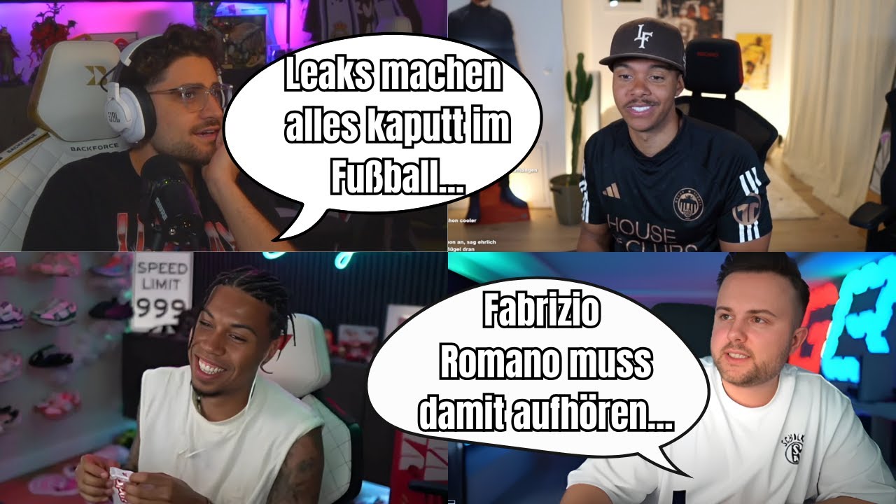 LEAKS machen alles KAPUTT im FUßBALL?! 😕 Realtalk mit Broski, Sid und Willy 🔥