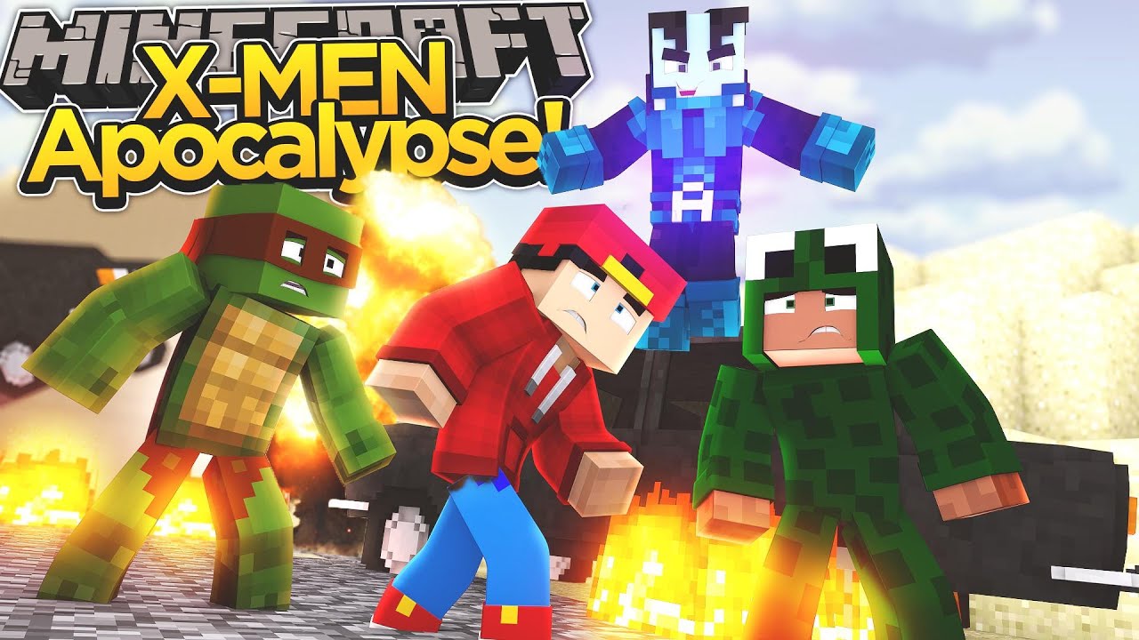 Minecraft Adventure - X-MEN APOCALYPSE!!!
