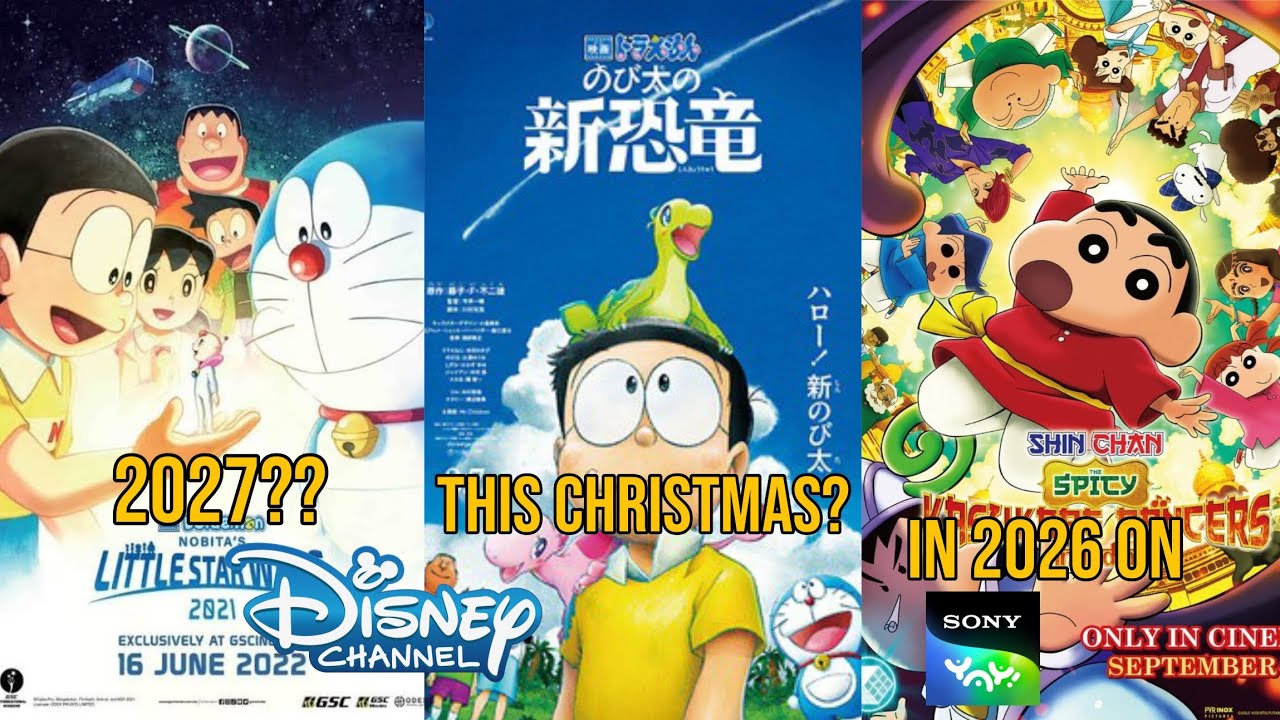 Nobita's New Dinosaur & Little Star Wars 2021 On Disney Channel || Shinchan New Movie On Sony YAY 