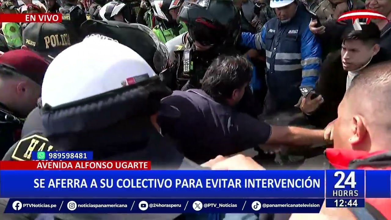 Llevan al depósito a cinco ‘Anconeros’ tras operativo en avenida Alfonso Ugarte (1/2)