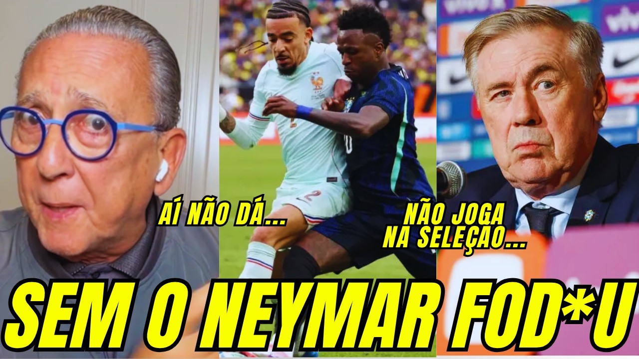 BRASIL &Eacute; ATROPELADO PELA FRAN&Ccedil;A E ANCELOTTI FALA DE NEYMAR NA COLETIVA DEPOIS DO VEXAME
