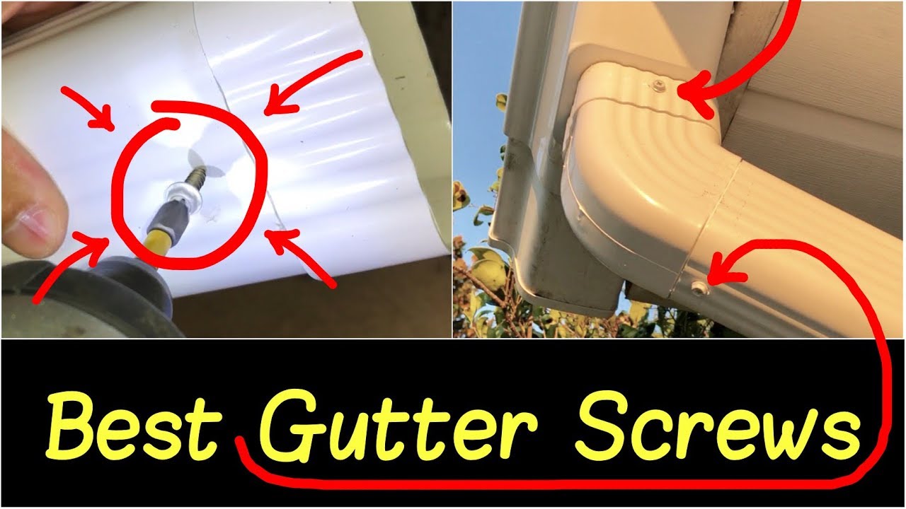 ✅Best Gutter Screws #8 x 1/2