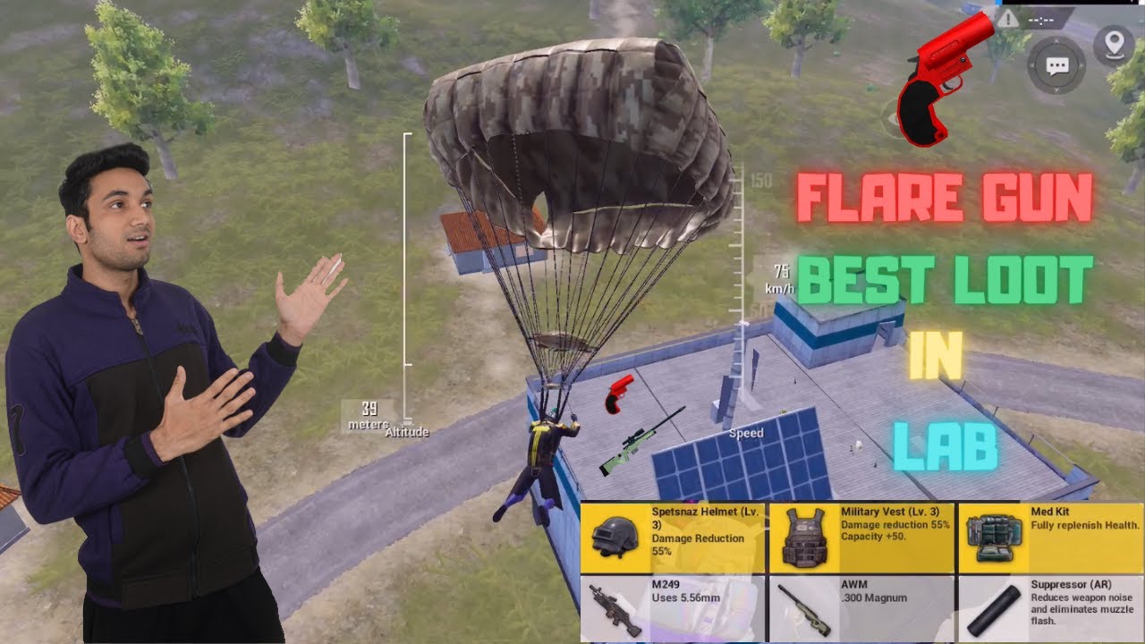 I Landed on Lab Got Flare Gun In Traverse Insectoid Mode Pubg Mobile Erangel Map