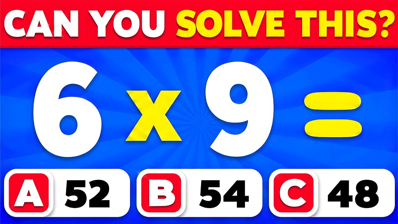 Only 1% Can Beat This Maths Quiz! ➗✖️➕🧠🔥 | Easy 😌 ➜ Medium 😐 ➜ Hard 😰 ➜ IMPOSSIBLE 😱💣