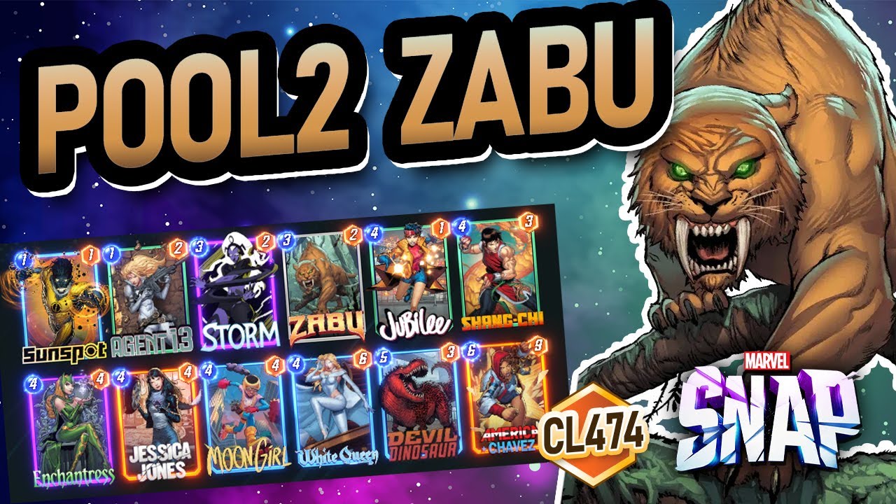 Marvel Snap - Budget Zabu - Pool 2 Deck guide