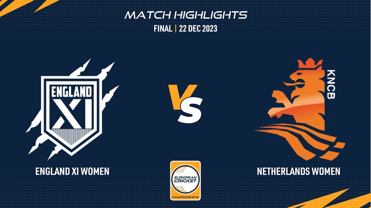 Final - EXI-W vs NED-W | Highlights | ECC-W, 2023 | 22 Dec 2023 | ECC23.132