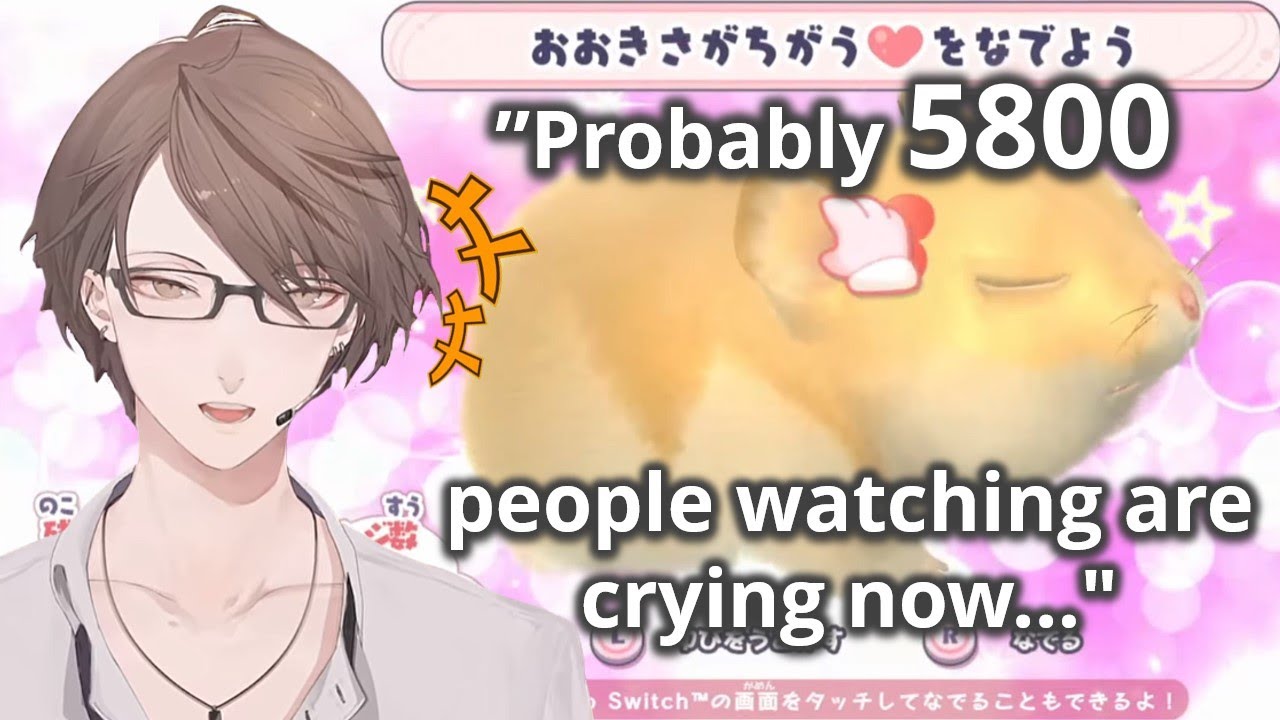 【ENG SUB】Shachou's Listeners Crying At A Hamster Game【Kagami Hayato 加賀美ハヤト / NIJISANJI にじさんじ】