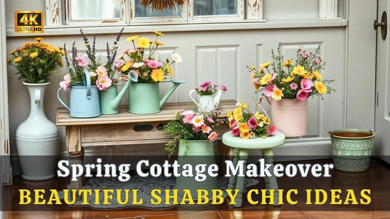 Don&rsquo;t Miss Out! Stunning Shabby Chic Spring Cottage Inspiration for Spring Lovers