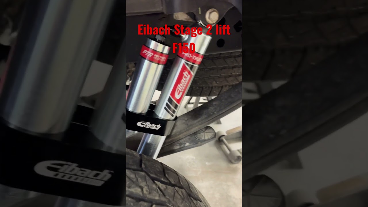 Eibach Stage2 lift Ford F150 #eibach #ford #f150 #fx4 #roughcountry #shorts #youtubeshorts #liftkit