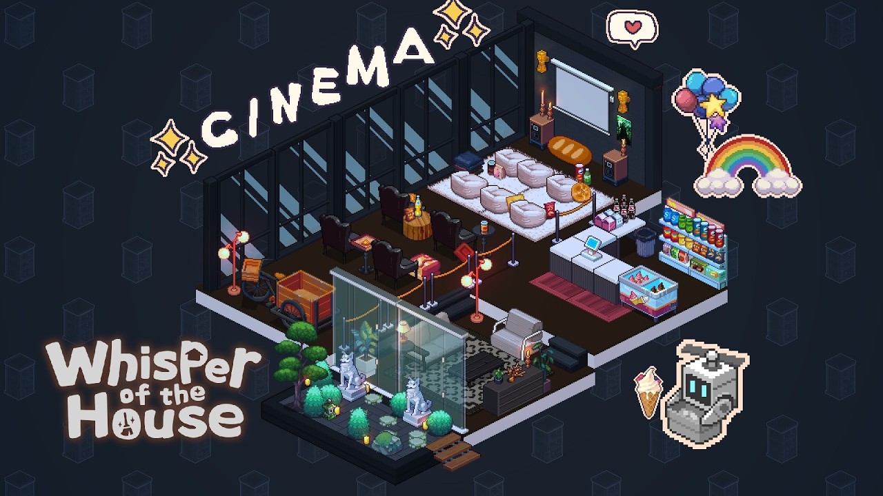 1 Hour of Rainy Decorating Sim 🌧️ Cozy Relaxing ASM