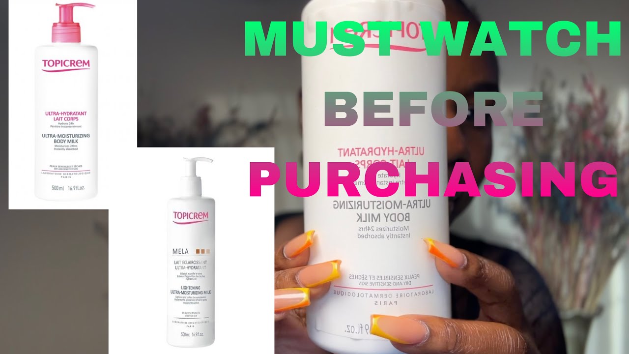 TOPICREM ULTRA MOISTURIZING BODY MILK REVIEW|SUITABLE FOR DARK SKIN| CHEAPER THAN TOPICREM MELA|2023