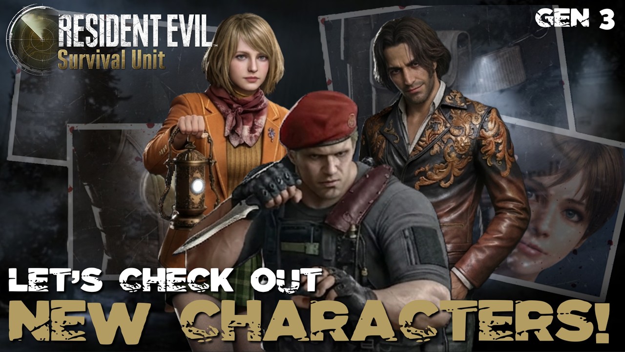 Давайте посмотрим на НОВЫХ ГЕРОЕВ! (Обновление 3-го поколения) | Resident Evil: Survival Unit (Jo...