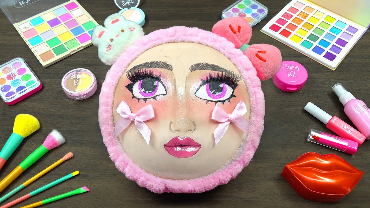 ASMR Watermelon Pampering Makeup 🍉🫧