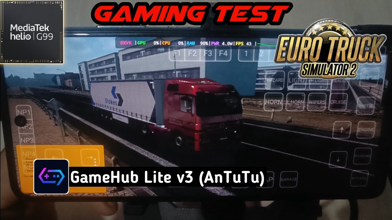 Euro Truck Simulator 2 v1.36 | GameHub Lite v3 | Mediatek Helio G99