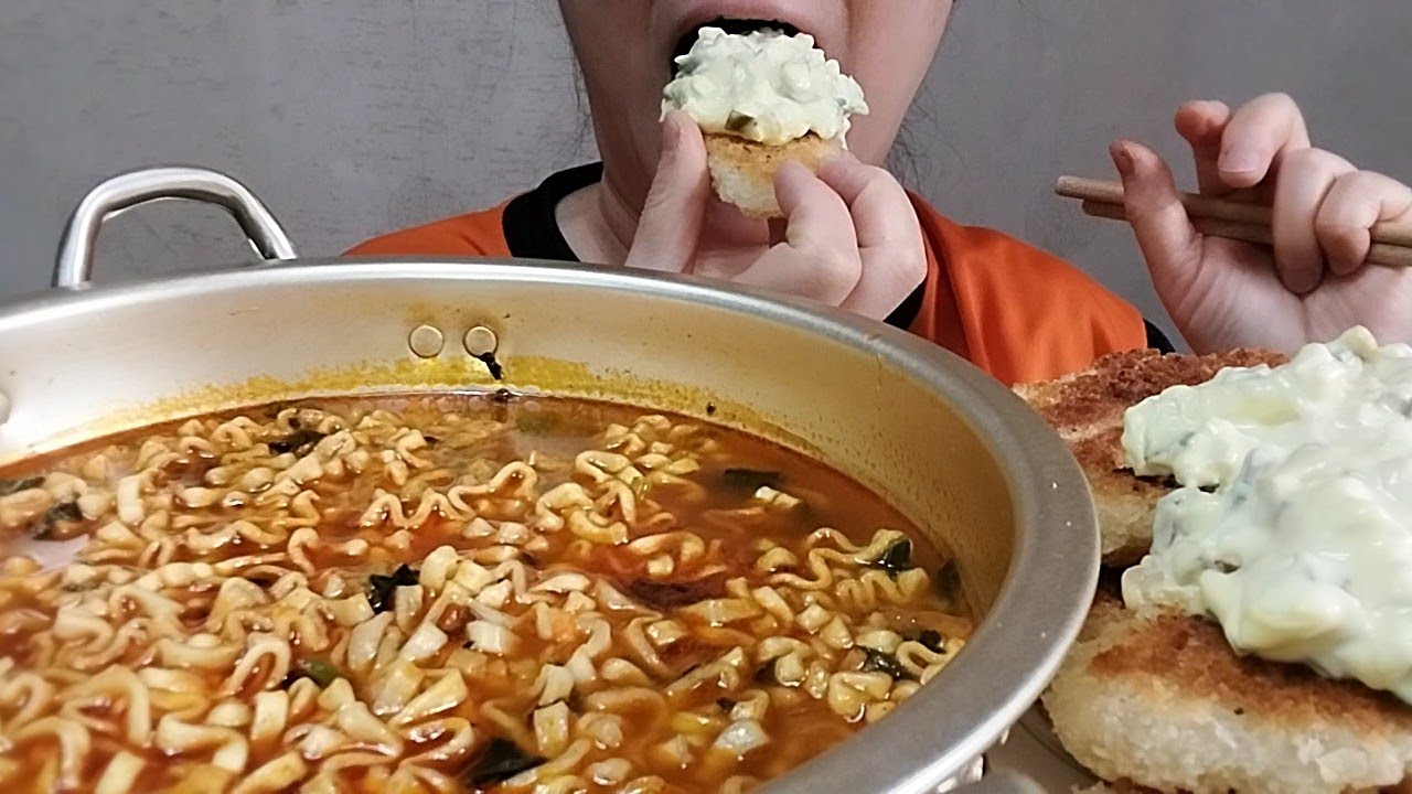 [mukbang] 진짬뽕~생선까스~수제타르타르소스~먹방입니다