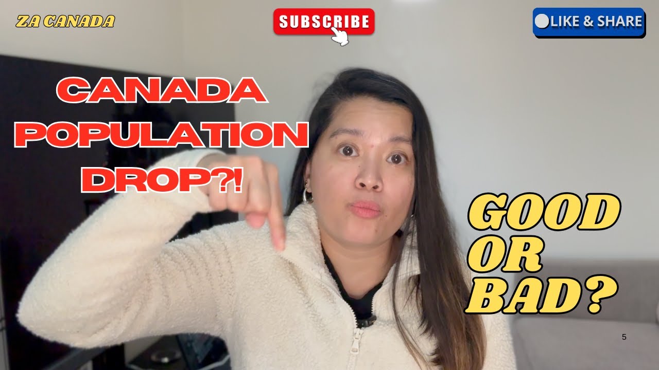 “🇨🇦 Canada’s Population Just Dropped!? 😱 Why This Matters Taglish Explainer
