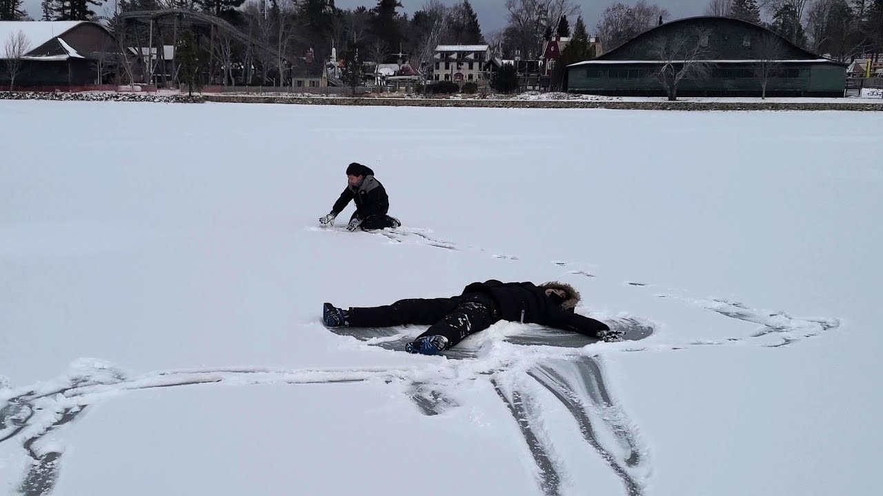 Walking on the Lake Ice. 01/04/2026.