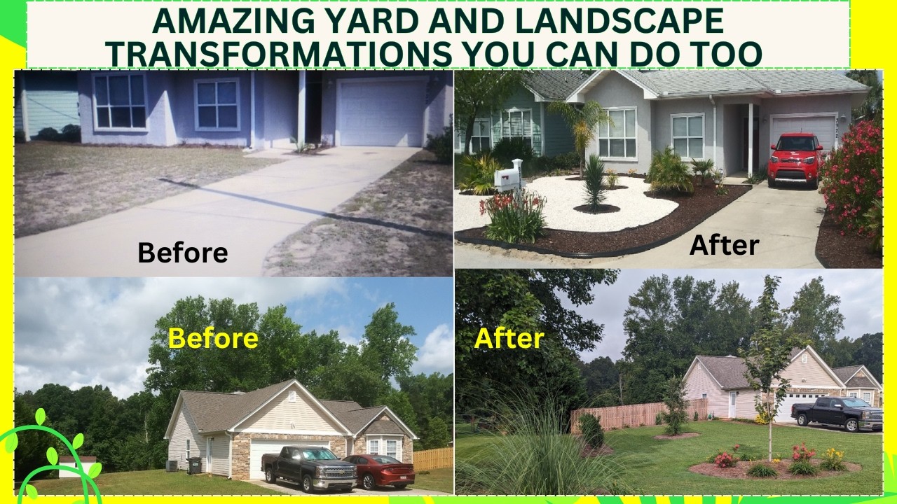 Amazing and Easy Do It Yourself Yard Transformations YOU Can Do Too - DIY