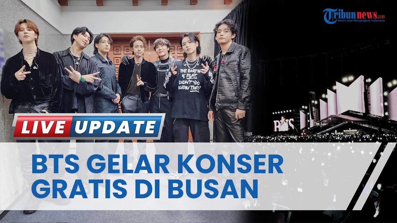BTS Gelar Konser Gratis dalam Rangka World Expo 2030, ARMY Padati Stadion Busan Asiad
