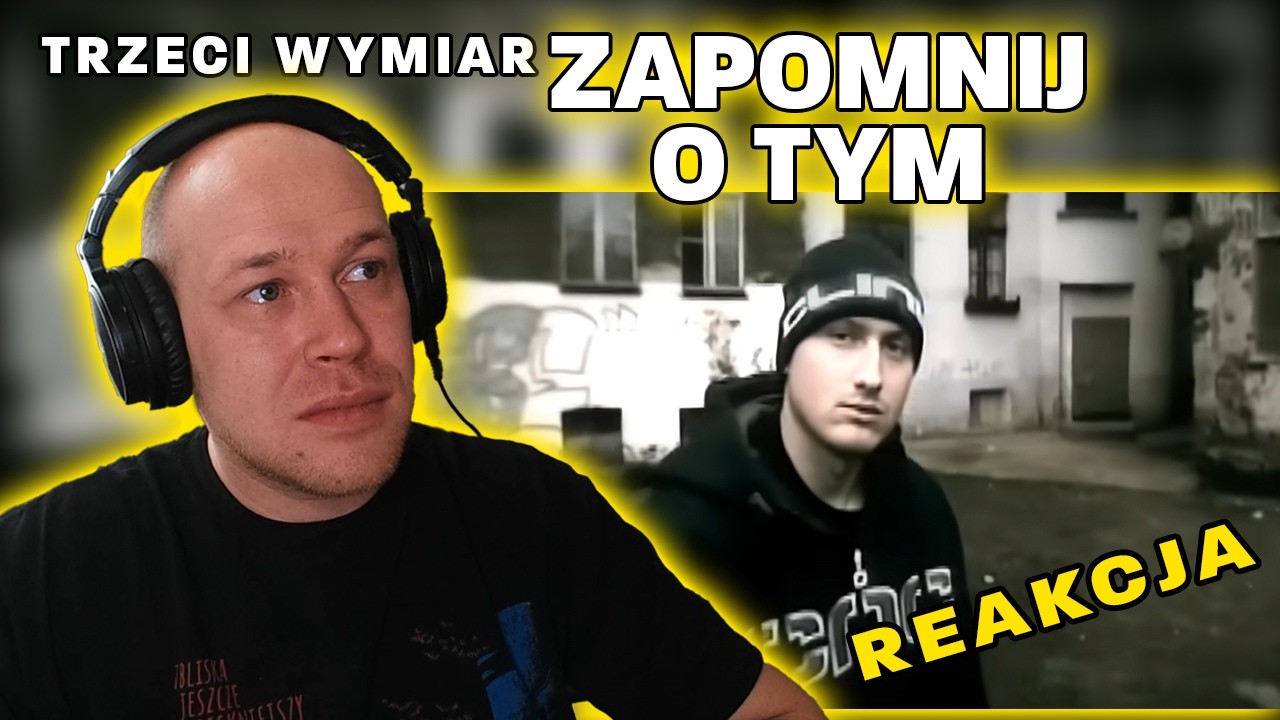 Metal słucha rapu🎧TRZECI WYMIAR - Zapomnij O Tym🎧SkopzzoR REAKCJA