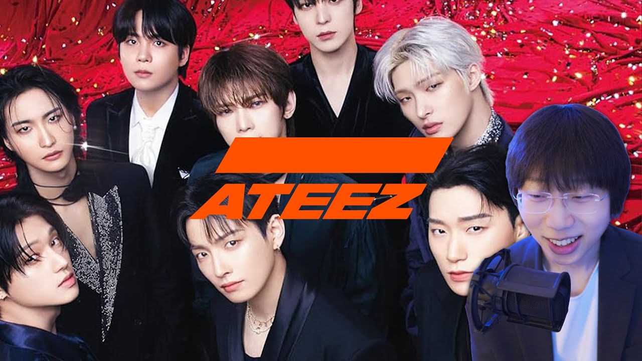 Малышка Атини впервые знакомится с группой ATEEZ.