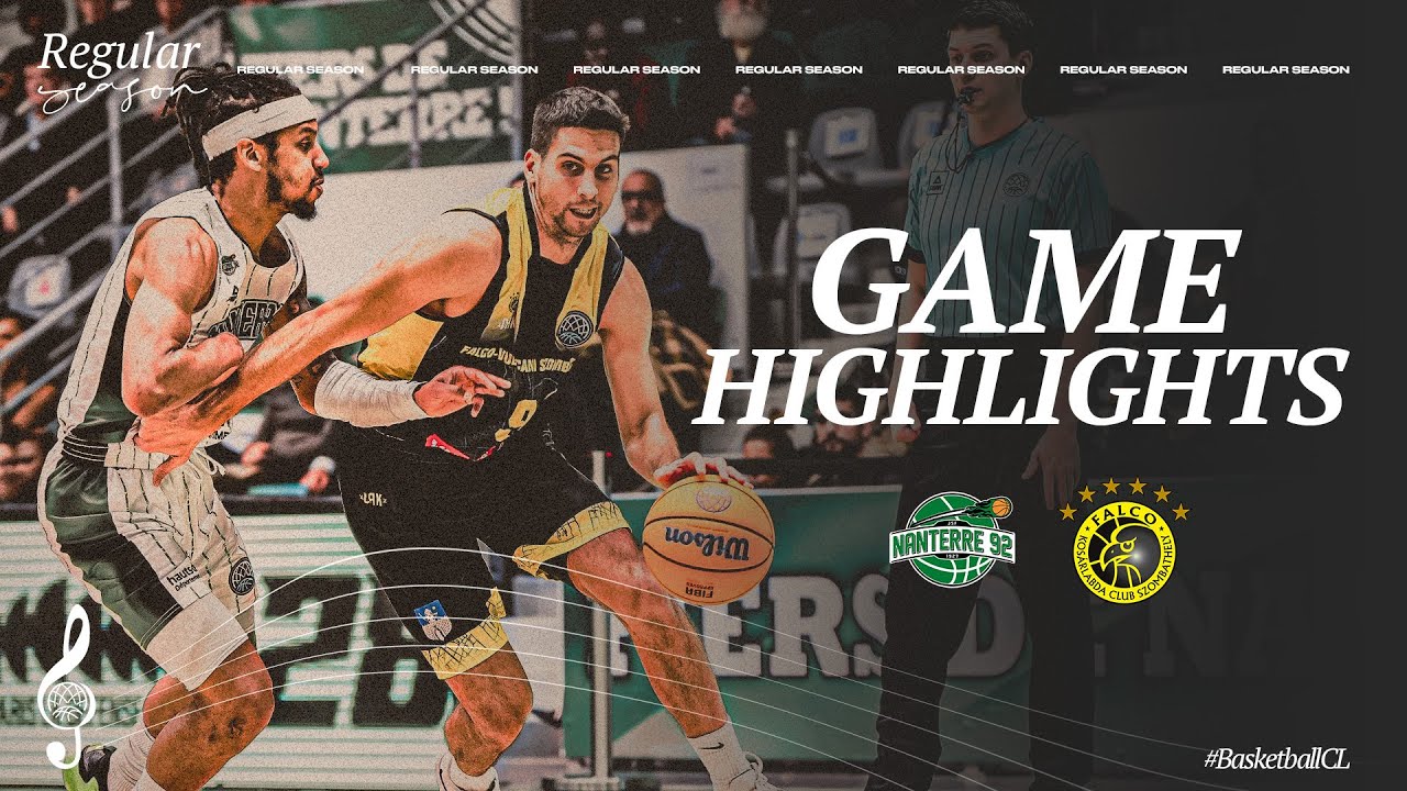 Nanterre 92 v Falco-Vulcano Szombathely | Highlights | #BasketballCL 2024-25