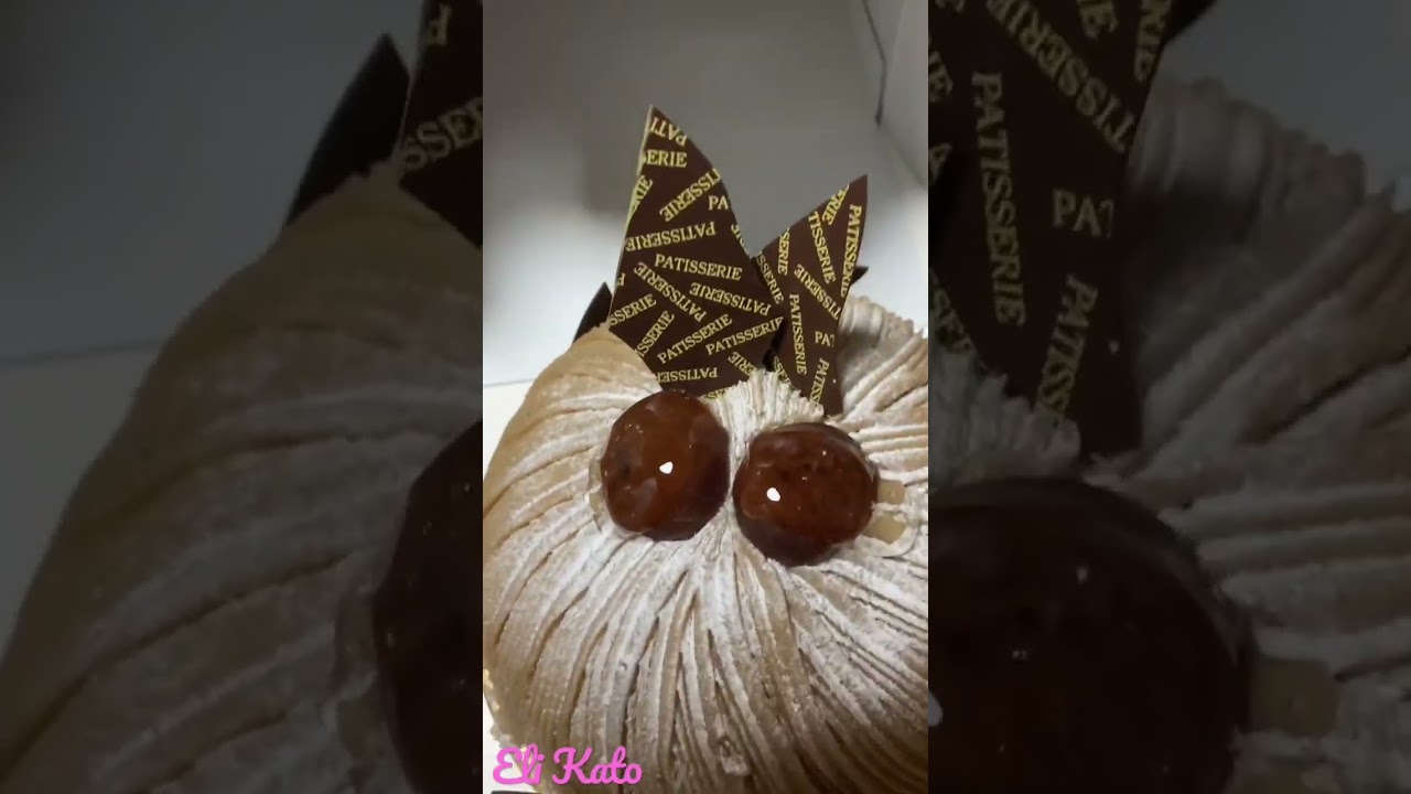 Yummy Chestnut Cake 🍰 #chestnut #cake #dessert #sweet #satisfyingvideo #japan #shortvideo