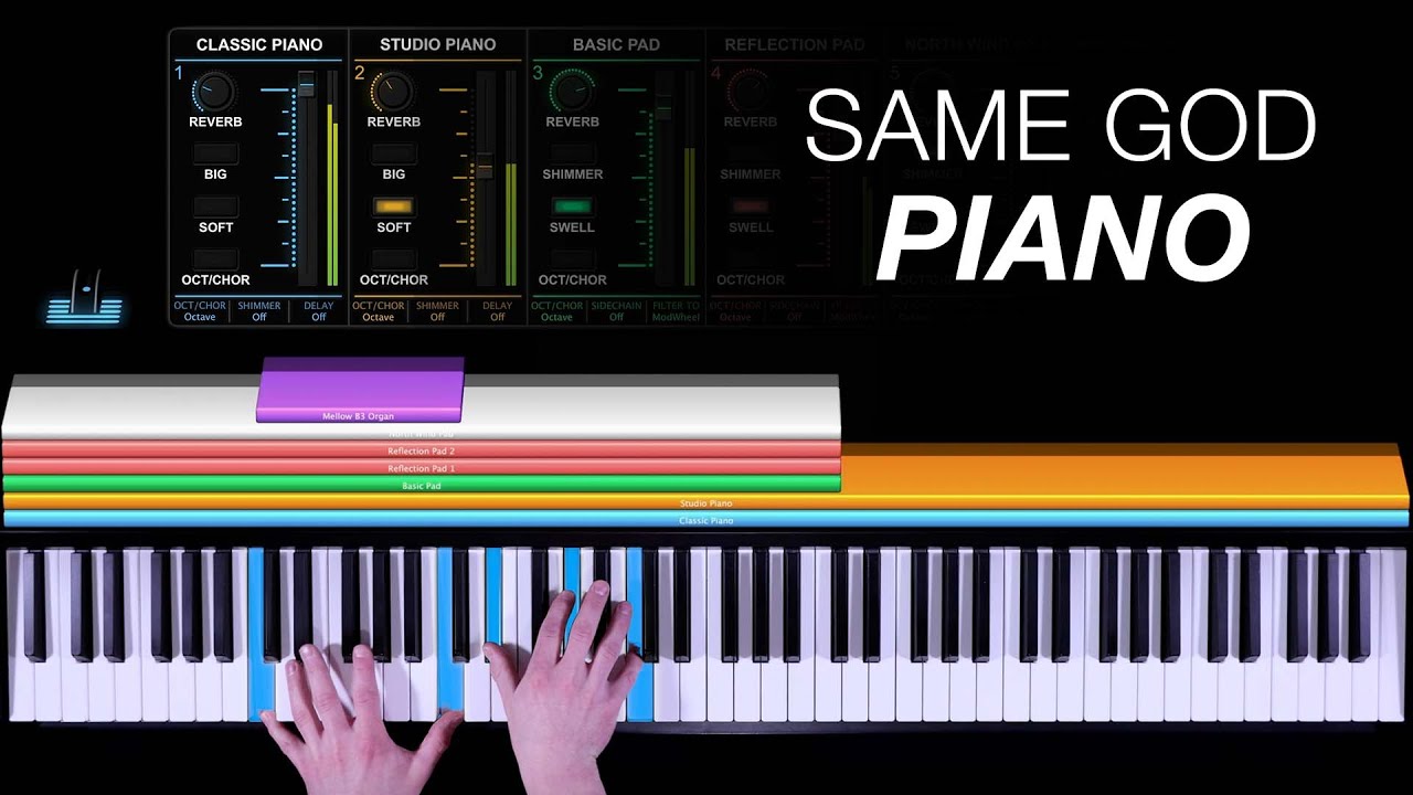Same God - Elevation Worship - Piano cover // MainStage patch
