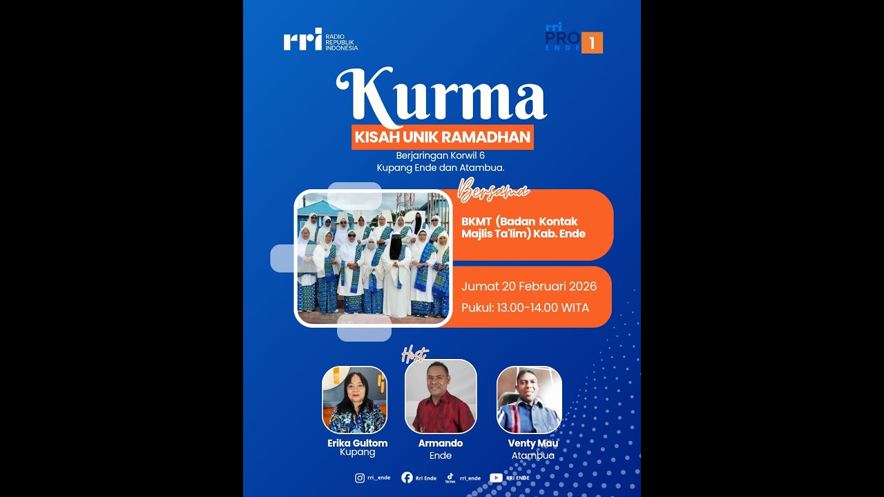 [LIVE] KURMA ( KISAH UNIK RAMADHAN ) BERJARINGAN SEKORWIL VI | RRI KUPANG