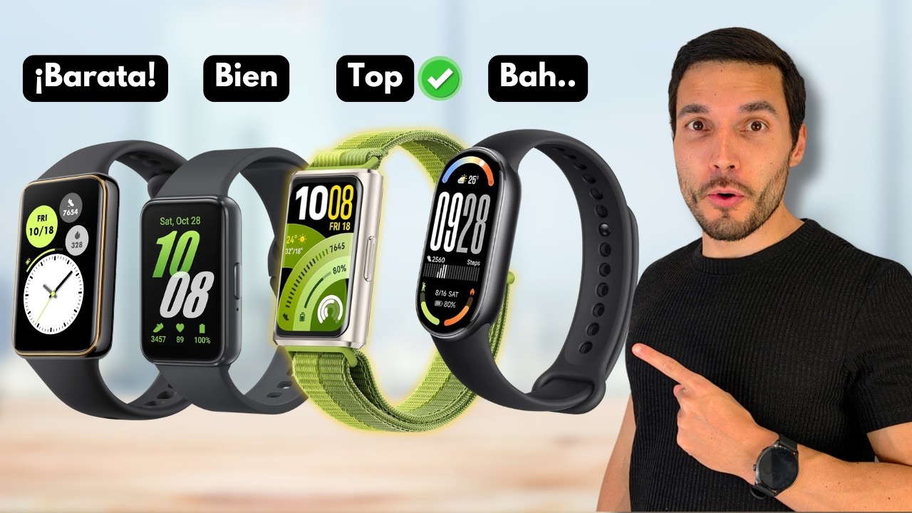MEJORES SMART BANDS 2026 💥 &iquest;Cu&aacute;l es la MEJOR para COMPRAR?