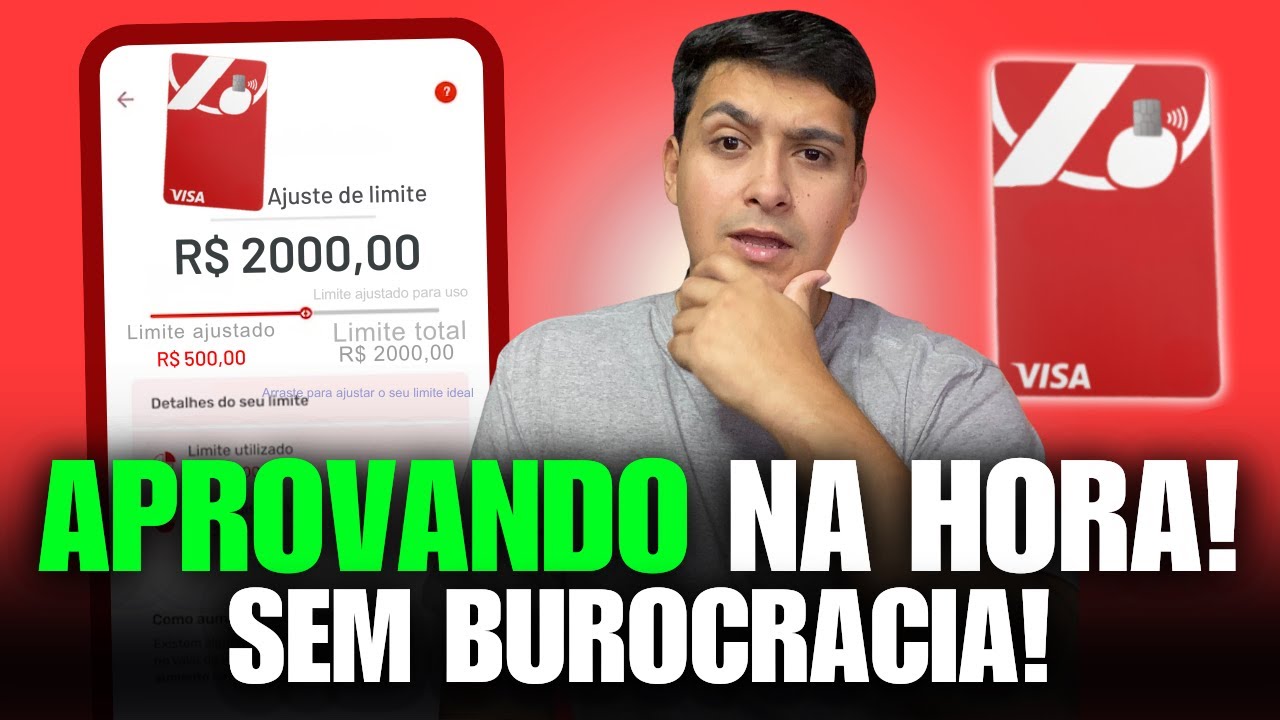 Novo Cart&atilde;o de Cr&eacute;dito que Est&aacute; APROVANDO NA HORA! Sem Comprovar Burocracia