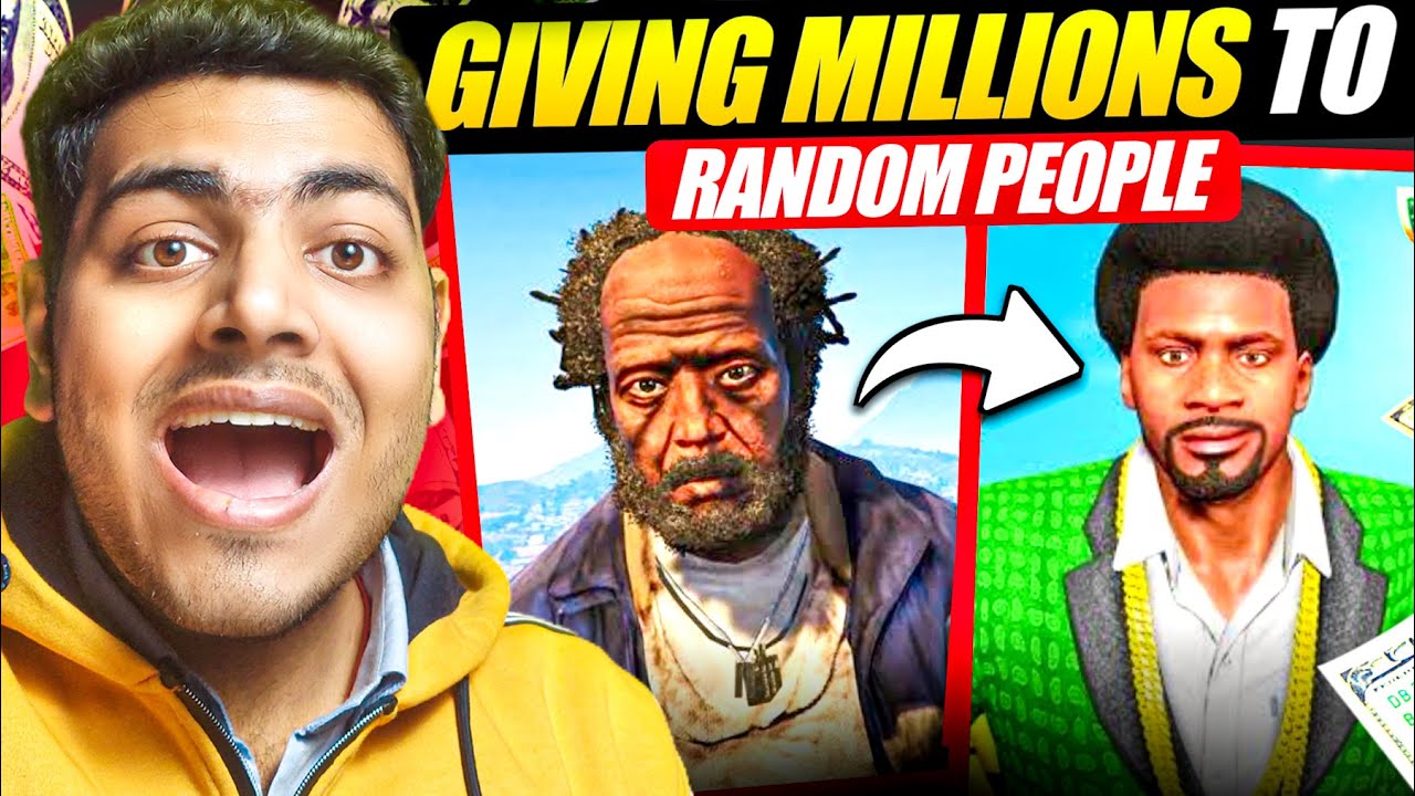 I Gave $5 Million To Random Strangers In GTA 5 RP | GTA 5 Grand RP #41