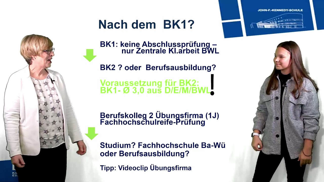 Das Berufskolleg Wirtschaft und Fremdsprachen an der John-F.-Kennedy Schule Esslingen